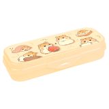 Пенал-футляр, 215*90*43 СТАММ "Хомяки", бежевый