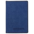 Обложка для автодокументов OfficeSpace "Denim", экокожа, синий