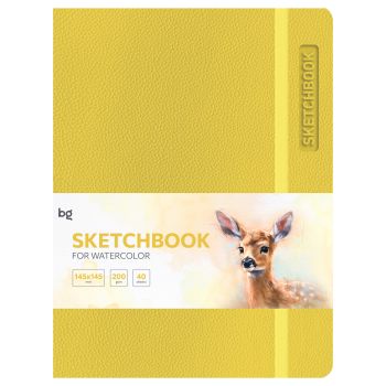 Скетчбук для акварели 40л., А5 BG 