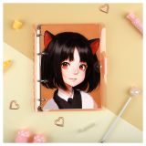 Тетрадь на кольцах 120л., А5, клетка MESHU "Neko", с пластиковой обложкой Тетрадь на кольцах 120л., А5, клетка MESHU "Neko", с пластиковой обложкой
