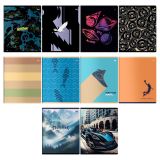 Тетрадь 96л., А5, клетка BG "Микс-10 Мальчики"