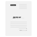 Скоросшиватель OfficeSpace "Дело", картон мелованный, 440г/м2, белый, пробитый, до 200л. Скоросшиватель OfficeSpace "Дело", картон мелованный, 440г/м2, белый, пробитый, до 200л.