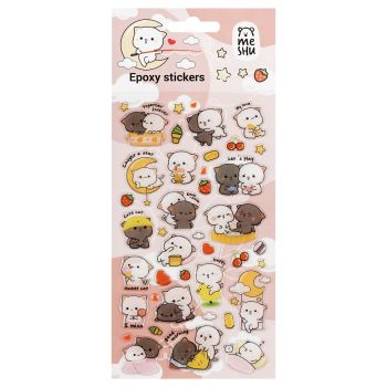 Наклейки гелевые MESHU 