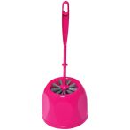 Ерш для унитаза York "Миди", с подставкой, 15*38см, пластмасса, ассорти