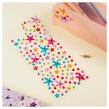 Наклейки акриловые MESHU "Shiny stars", 25*10см, стразы, 137 наклеек, инд. уп., европодвес Наклейки акриловые MESHU "Shiny stars", 25*10см, стразы, 137 наклеек, инд. уп., европодвес
