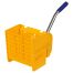 Тележка уборочная-ведро OfficeClean Professional, 2 секции, 20л, прямоугол., механич. отжим, желтая