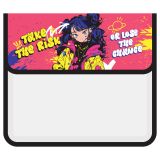 Папка для тетрадей 1 отделение, ArtSpace "Cheeky girl", А5, пластик, на липучке