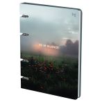 Тетрадь на кольцах А5, 120л., BG "Тишина", картон, софт-тач ламинация