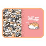 Пенал 1 отделение, 200*130 ArtSpace "Cute Cats", доп. секция, ткань