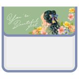 Папка для тетрадей 1 отделение, ArtSpace "Beautiful Girl", А5, пластик, на липучке