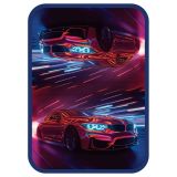 Пенал 1 отделение, 200*130 ArtSpace "Speed", доп. секция, ткань