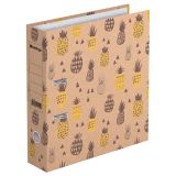 Папка-регистратор Berlingo "Pineapple", 70мм, крафт-бумага, с рисунком Папка-регистратор Berlingo "Pineapple", 70мм, крафт-бумага, с рисунком