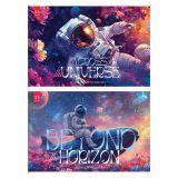 Альбом для рисования 24л., А4, на скрепке BG "Космонавт"