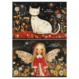 Альбом для рисования 24л., А4, на скрепке BG "Сказочный"