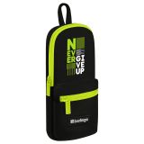 Пеналы мягкие 1 отделение, 1 карман, 210*90*40 мм, Berlingo "Never give up!", текстиль