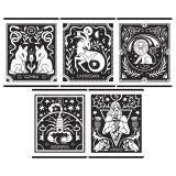 Тетрадь 48л., А5, клетка Greenwich Line Эксклюзив "Зодиак", матовая ламинация, выборочный лак, 70г/м2