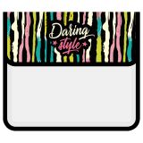 Папка для тетрадей 2 отделения, ArtSpace "Striped style", А5, пластик, на липучке