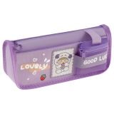 Пенал мягкий 210*85*50 MESHU "Lovely", 2 отделения, полиэстер