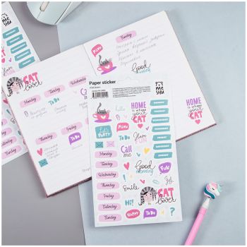 Наклейки бумажные для ежедневников MESHU 