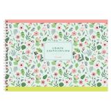 Альбом для рисования 40л., А4, на гребне BG "Цветочный вальс", 160г/м2