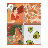 Тетрадь 48л., А5, клетка Greenwich Line "Искусство", матовая ламинация, 70г/м2