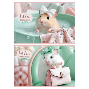 Альбом для рисования 16л., А4, на скрепке BG 