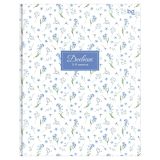 Дневник 5-11 кл. 48л. (твердый) BG "Голубые цветочки", глянцевая ламинация