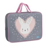 Папка текстильная с ручками 1 отделение, А4 Först "Little Friend", 350*265*80мм, текстиль, на молнии