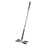 Швабра c отжимом x-type, плоская, OfficeClean Professional, мет. ручка 120 см., две насадки из микрофибры