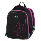 Рюкзак Först F-Cloud "Butterfly Harmony" 37*28,5*16,5см, 3 отделения, 3 кармана, анатомическая спинка