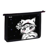 Папка для тетрадей 1 отделение, А4 Först "Plush Dream" , 340*245*40 мм, пластик, на молнии