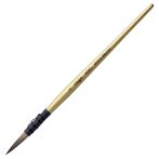 Кисть художественная синтетика Гамма "GOLD BRUSH", круглая №6, французское крепление, короткая ручка Кисть художественная синтетика Гамма "GOLD BRUSH", круглая №6, французское крепление, короткая ручка