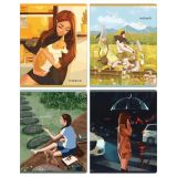 Тетрадь 48л., А5, клетка Greenwich Line "Персонажи", "софт-тач" ламинация, 70г/м2