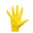 Перчатки резиновые хозяйственные OfficeClean Стандарт, прочные, разм. S, желтые, пакет с европодвесом