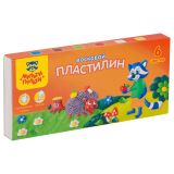 Пластилин Мульти-Пульти "Енот в лесу", 06 цветов, 90г, восковой, со стеком, картон Пластилин Мульти-Пульти "Енот в лесу", 06 цветов, 90г, восковой, со стеком, картон