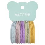Резинки для волос MESHU, пастельные ассорти, 20шт., диаметр 4,5см, европодвес