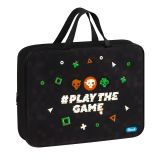 Папка текстильная с ручками 1 отделение, А4 Först "Play the game", 350*265*80мм, текстиль, на молнии