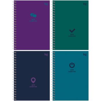 Записная книжка А6 80л., на гребне BG 