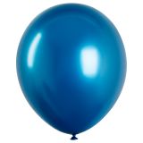 Воздушные шары, 50шт., М12/30см, MESHU, хром, синий Воздушные шары, 50шт., М12/30см, MESHU, хром, синий