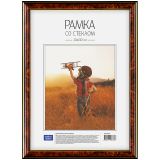 Рамка пластиковая 21*30см, OfficeSpace, №2, темный орех Рамка пластиковая 21*30см, OfficeSpace, №2, темный орех