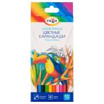 Карандаши цветные Гамма "Классические", 12цв., заточен., картон. упак., европодвес