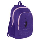 Рюкзак ArtSpace Classic "Get the Moon", 45*30*16 см, 2 отделения, 2 кармана, PU покрытие, уплотн. спинка