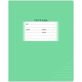 Тетрадь 24л., линия BG "Школьная", зеленая,  эконом