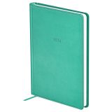 Ежедневник датированный 2026г., А5, 176л., твердый переплет, кожзам, BG "Winner. Light teal", светло-бирюзовый