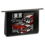 Папка для тетрадей 1 отделение, ArtSpace "Tokyo Racing", А4, пластик, на молнии Папка для тетрадей 1 отделение, ArtSpace "Tokyo Racing", А4, пластик, на молнии
