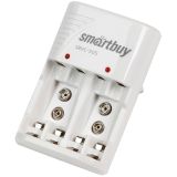 Зарядное устройство Smartbuy SBHC-505, AA, AAA, MN1604 (крона), без аккумуляторов Зарядное устройство Smartbuy SBHC-505, AA, AAA, MN1604 (крона), без аккумуляторов