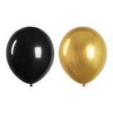 Воздушные шары, 25шт., М12/30см, MESHU "Gold", 2 цвета ассорти Воздушные шары, 25шт., М12/30см, MESHU "Gold", 2 цвета ассорти