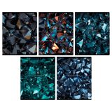 Тетрадь 48л., А5, клетка BG "Великолепие", глянцевая ламинация