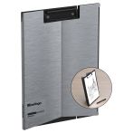 Планшет-трансформер с зажимом Berlingo "Steel&Style" А4, пластик (полифом), 1800мкм, серебристый металлик