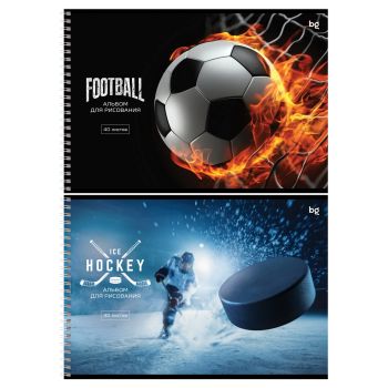 Альбом для рисования 40л., А4, на гребне BG 